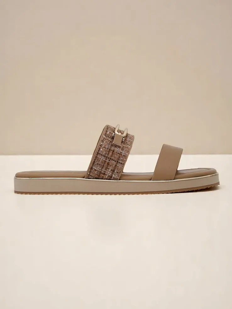 Royalfashion Damskie klapki na płaskiej podeszwie Mamma