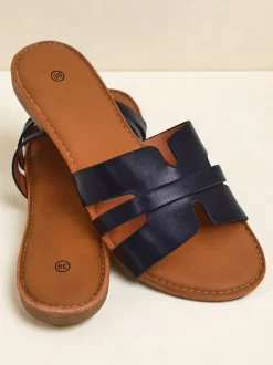 Royalfashion Damskie klapki na płaskiej podeszwie Livia Soft