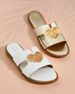 Royalfashion Damskie klapki na płaskiej podeszwie Olis