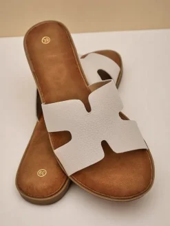 Royalfashion Damskie klapki na płaskiej podeszwie Casual Style