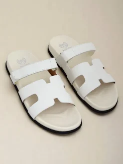 Royalfashion Damskie klapki na płaskiej podeszwie Arian