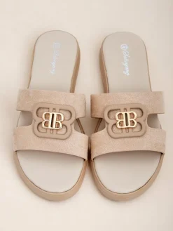 Royalfashion Damskie klapki na płaskiej podeszwie ChicStep