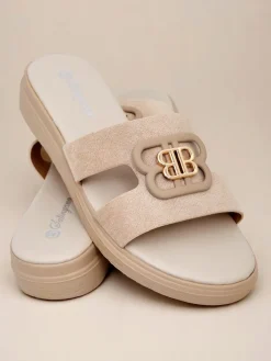 Royalfashion Damskie klapki na płaskiej podeszwie ChicStep