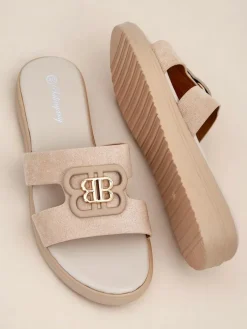 Royalfashion Damskie klapki na płaskiej podeszwie ChicStep