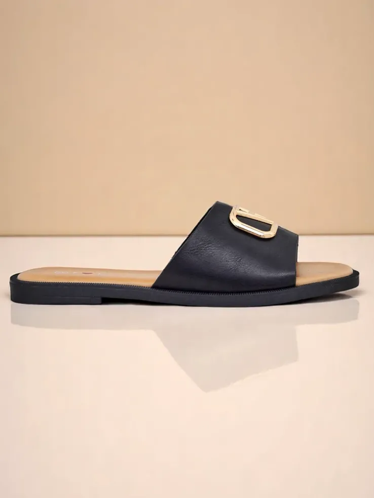 Royalfashion Damskie klapki na płaskiej podeszwie Ohanna