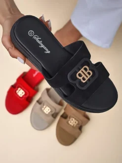 Royalfashion Damskie klapki na płaskiej podeszwie ChicStep