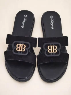 Royalfashion Damskie klapki na płaskiej podeszwie ChicStep