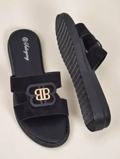 Royalfashion Damskie klapki na płaskiej podeszwie ChicStep