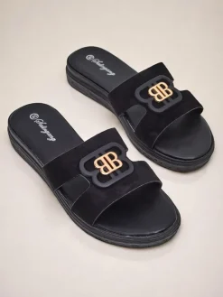 Royalfashion Damskie klapki na płaskiej podeszwie ChicStep