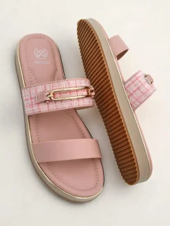 Royalfashion Damskie klapki na płaskiej podeszwie Mamma