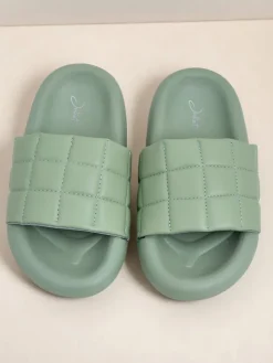 Royalfashion Damskie klapki na płaskiej podeszwie Quilt Walk