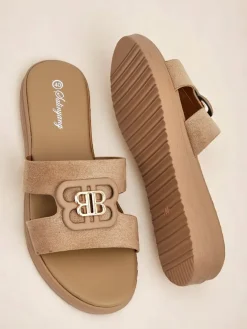 Royalfashion Damskie klapki na płaskiej podeszwie ChicStep