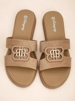 Royalfashion Damskie klapki na płaskiej podeszwie ChicStep