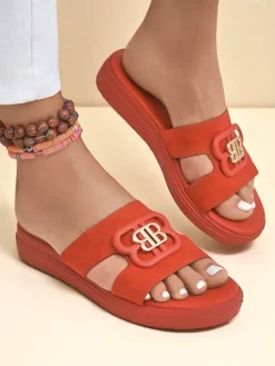 Royalfashion Damskie klapki na płaskiej podeszwie ChicStep