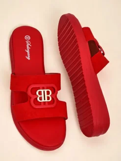 Royalfashion Damskie klapki na płaskiej podeszwie ChicStep