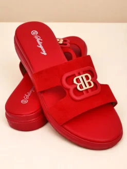 Royalfashion Damskie klapki na płaskiej podeszwie ChicStep