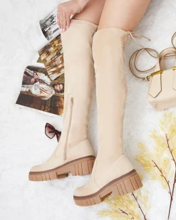 Royalfashion Damskie kozaki za kolano Staroll