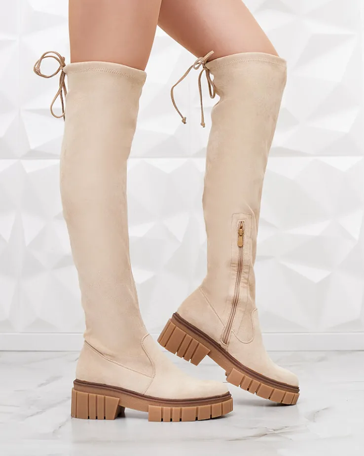 Royalfashion Damskie kozaki za kolano Staroll