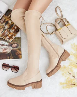 Royalfashion Damskie kozaki za kolano Staroll