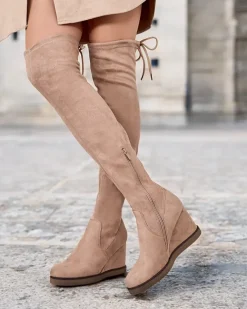 Royalfashion Damskie kozaki za kolano Romino