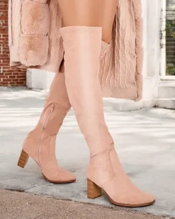 Royalfashion Damskie kozaki za kolano Vecce