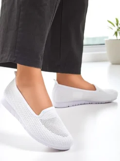 Royalfashion Damskie materiałowe mokasyny Caerit