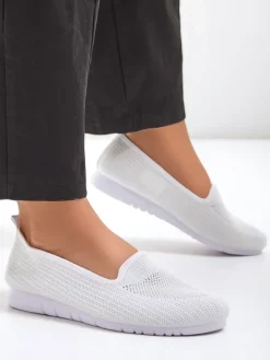 Royalfashion Damskie materiałowe mokasyny Caerit