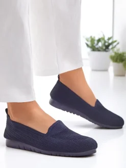 Royalfashion Damskie materiałowe mokasyny Caerit