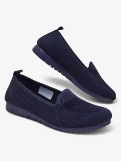 Royalfashion Damskie materiałowe mokasyny Caerit