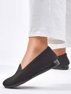 Royalfashion Damskie materiałowe mokasyny Caerit