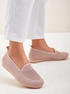 Royalfashion Damskie materiałowe mokasyny Caerit