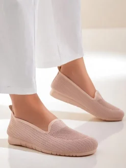 Royalfashion Damskie materiałowe mokasyny Caerit