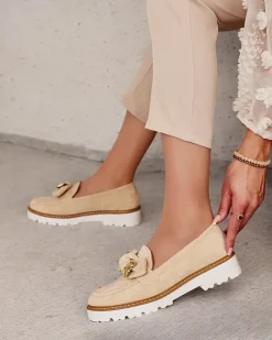 Royalfashion Damskie mokasyny z kokardą Ezizer