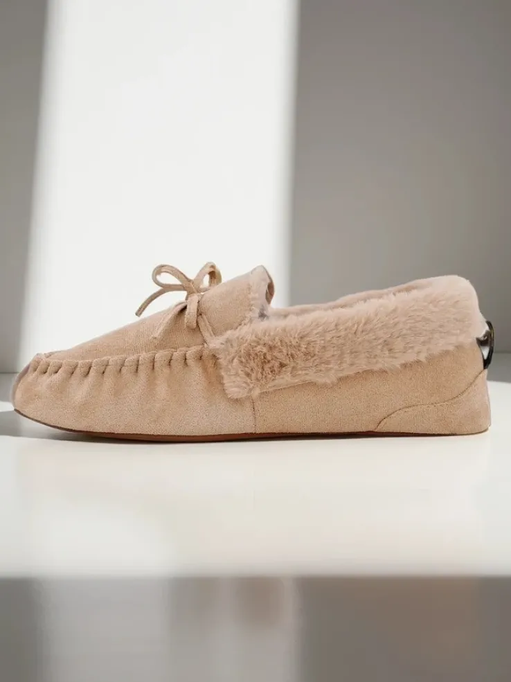 Royalfashion Damskie mokasyny z futerkiem Ahtikes