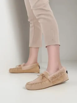 Royalfashion Damskie mokasyny z futerkiem Ahtikes