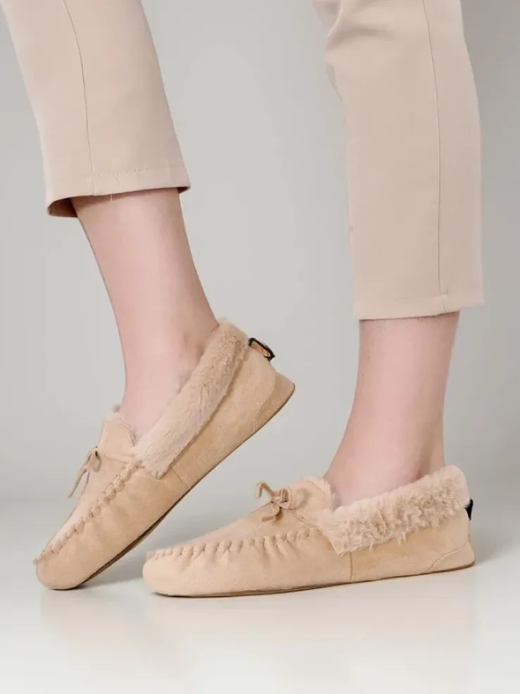 Royalfashion Damskie mokasyny z futerkiem Ahtikes