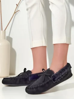 Royalfashion Damskie mokasyny z futerkiem Ahtikes