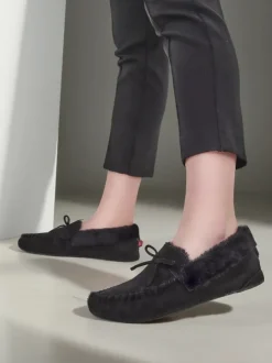 Royalfashion Damskie mokasyny z futerkiem Ahtikes