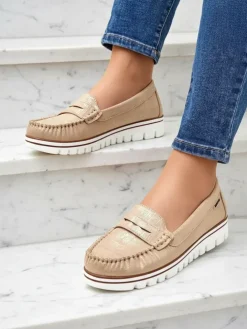 Royalfashion Damskie mokasyny eko zamszowe Bellisse