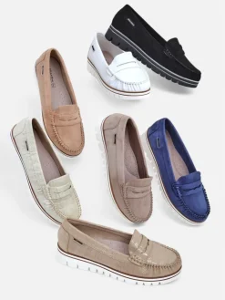 Royalfashion Damskie mokasyny eko zamszowe Bellisse