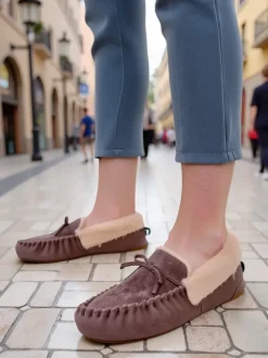 Royalfashion Damskie mokasyny z futerkiem Ahtikes