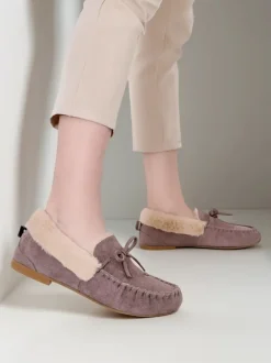 Royalfashion Damskie mokasyny z futerkiem Ahtikes