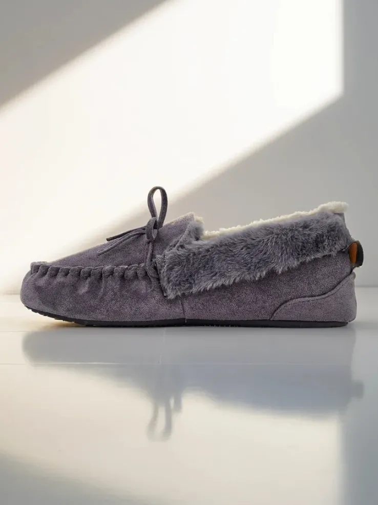 Royalfashion Damskie mokasyny z futerkiem Ahtikes