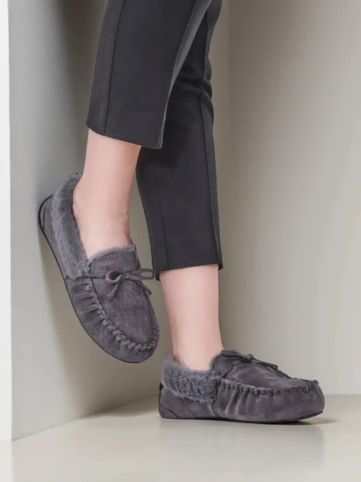 Royalfashion Damskie mokasyny z futerkiem Ahtikes