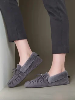 Royalfashion Damskie mokasyny z futerkiem Ahtikes