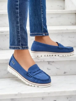 Royalfashion Damskie mokasyny eko zamszowe Bellisse