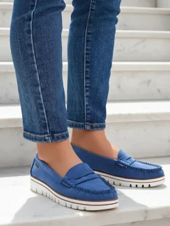 Royalfashion Damskie mokasyny eko zamszowe Bellisse