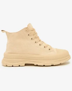 Royalfashion Damskie ocieplane buty sportowe a'la trampki Benvilo