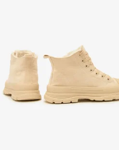 Royalfashion Damskie ocieplane buty sportowe a'la trampki Benvilo