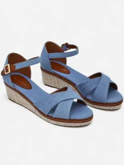 Royalfashion Damskie sandały na koturnie bez palca Terrific